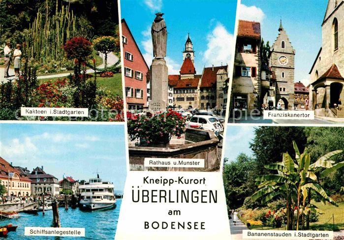 ueberlingen Bodensee Kakteen Stadtgarten Rathaus Muenster Franziskanertor Hafen