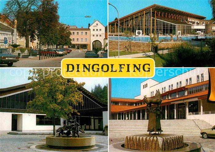 Dingolfing Marienplatz Schwimmbad Caprima Eishalle Rathaus