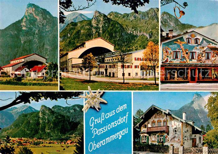 OBERAMMERGAU Bayern Kofel Lueftlmalerei