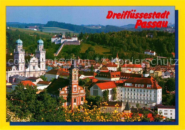 PAssAU Bayern Dreifluessestadt Dom Sankt Stephan Pfarrkirche Sankt Paul Kloster