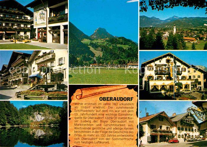 Oberaudorf Ortsansichten Panorama