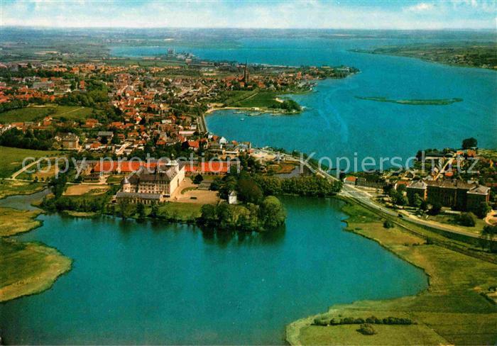 Schleswig Schlei Schlossinsel Schloss Gottorp  Burgsee Burggraben