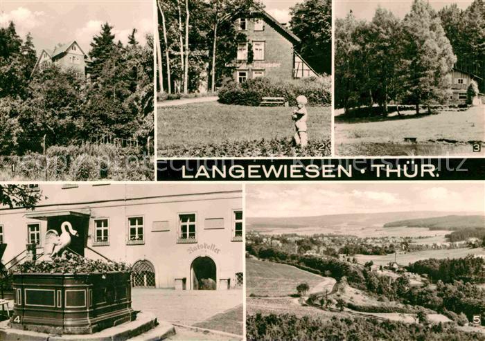 Langewiesen Karl Zink Heim Parkanlage Krannichsruh Schwan