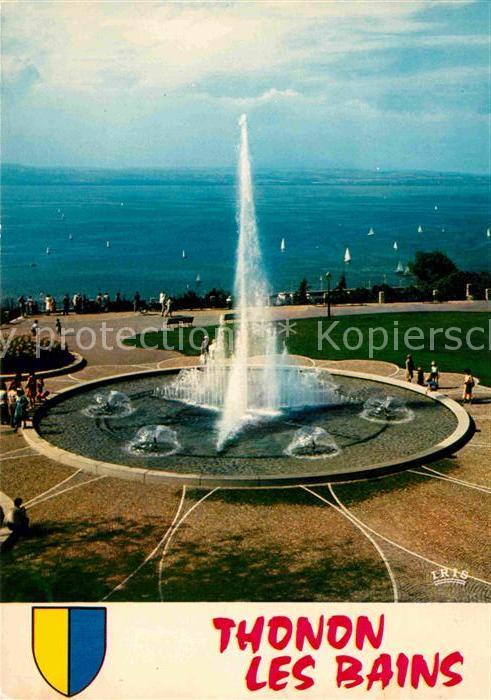 Thonon-les-Bains Lac Leman Brunnen
