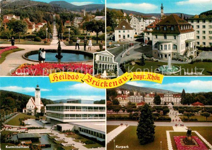 Bad Brueckenau Kurpark Stadtmitte Kurpark