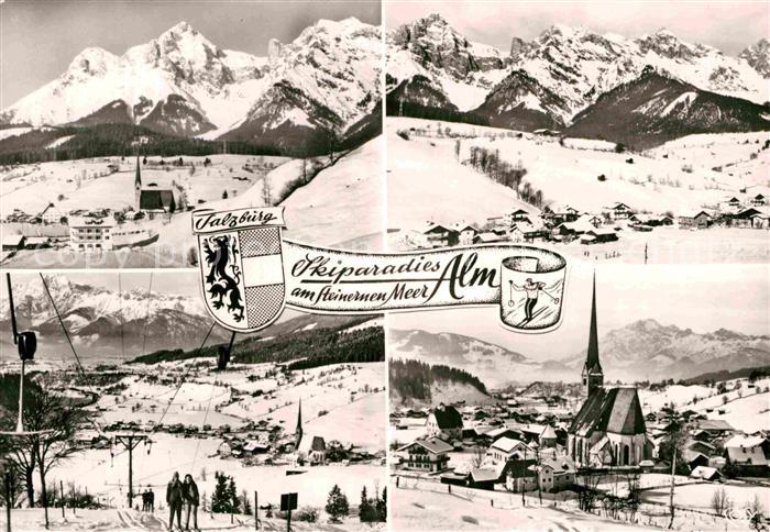Alm Saalfelden Sesselbahn Kirche