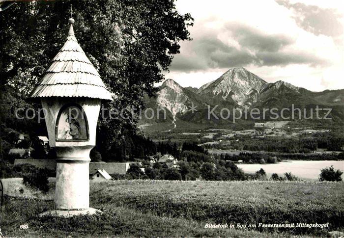 Egg Faakersee Bildstock Mittagskogel