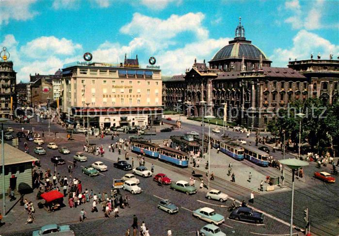 Muenchen Bayern Stachus Justizpalast