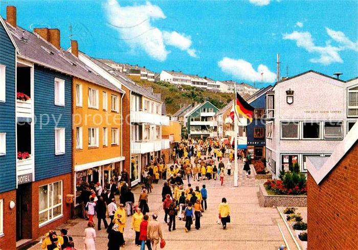 HELGOLAND Insel Schleswig-Holstein Hauptstrasse