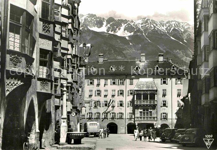 Innsbruck Herzog-Friedrichstrasse Goldene Dachl