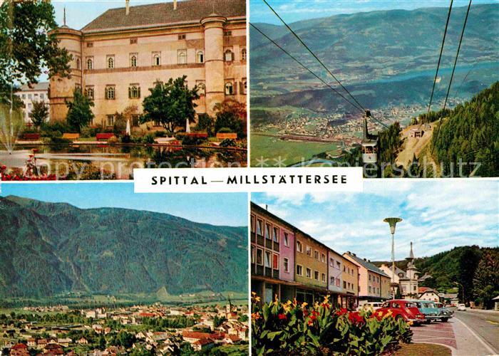 Spittal Drau Schloss Porcia Luftseilbahn neuer Platz