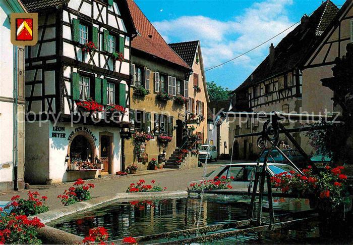 Eguisheim Haut Rhin Fontaine St. Leon