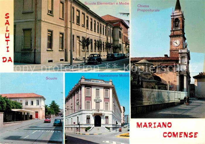Mariano Comense Scuole Elementari e Medie Chiesa Prepositurale