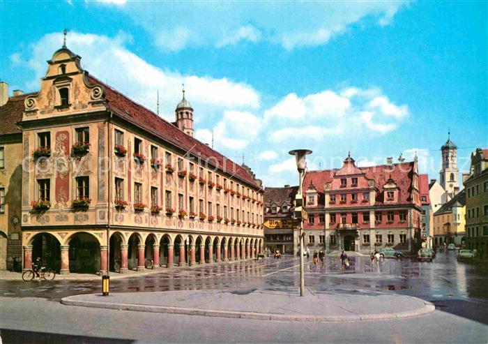 Memmingen Bayern Markt Steuerhaus Alte Zunf Kreuzherrn-Kirche