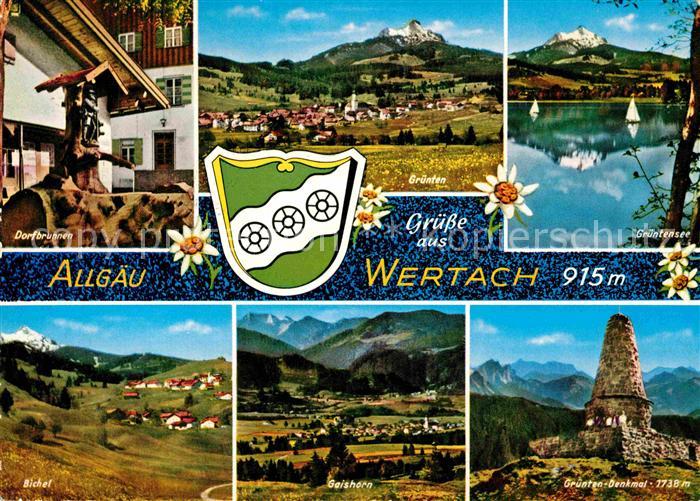 Wertach Gruenten Denkmal Bichel Gaishorn