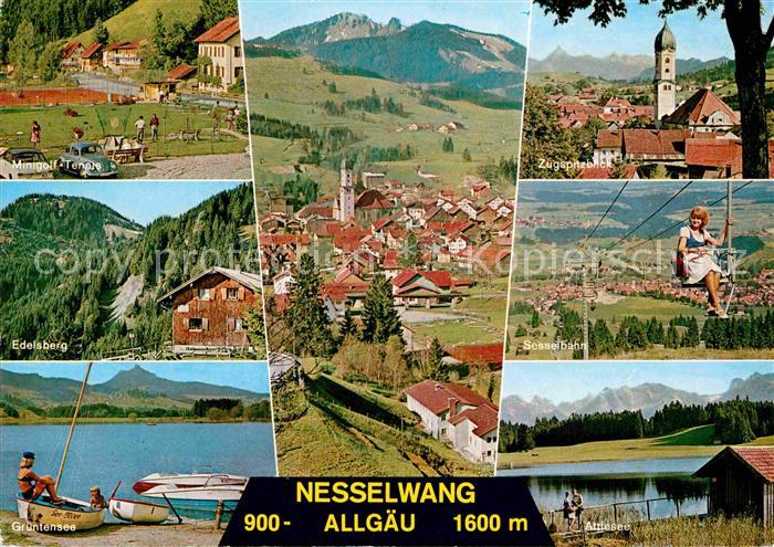 Nesselwang Allgaeu Bayern Edelsberg Sesselbahn Zugspitz