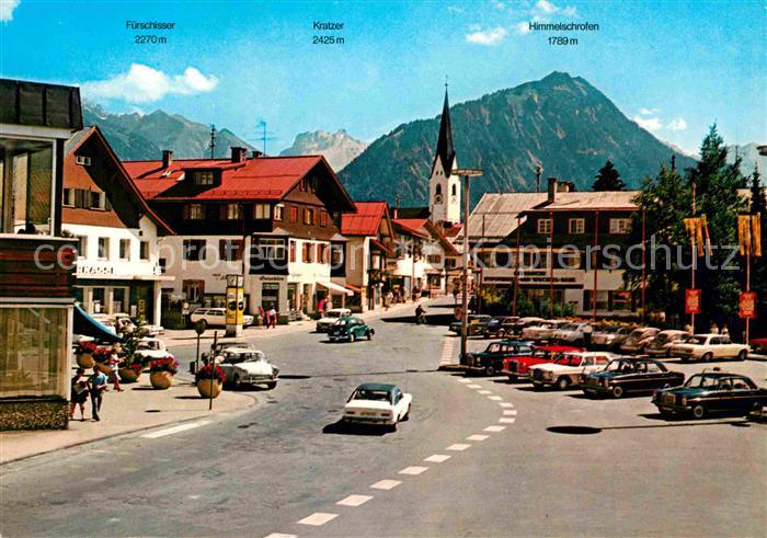 Oberstdorf Bahnhofsplatz Fuerschisser Himmelschrofen Kratzer