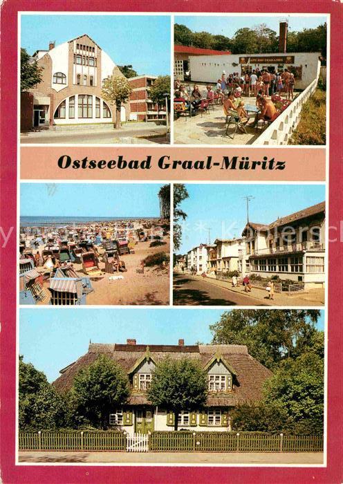 Graal-Mueritz Ostseebad Ferienobjekt Strandperle Cafe-Eis-Terrasse Rosa-Luxembur