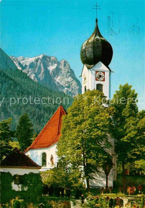 Grainau Kirche Zugspitze