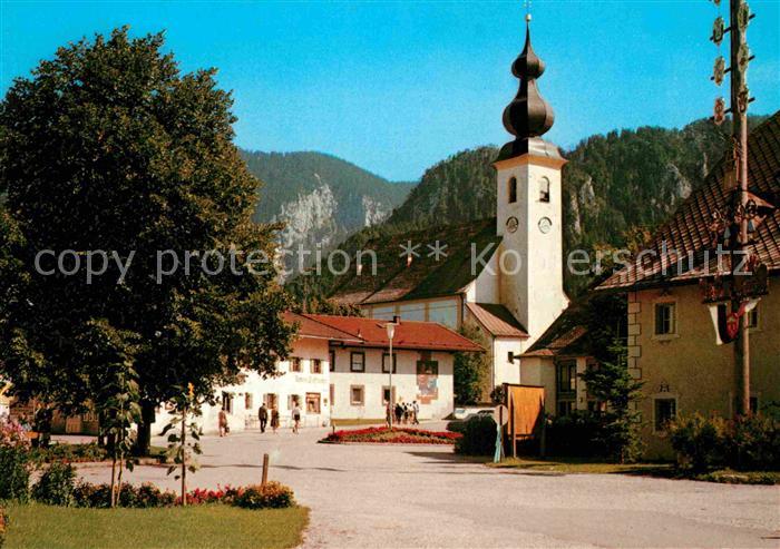 Inzell Traunstein Bayern Dorfplatz