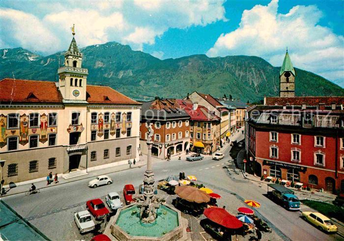 Bad Reichenhall Rathausplatz Staufen