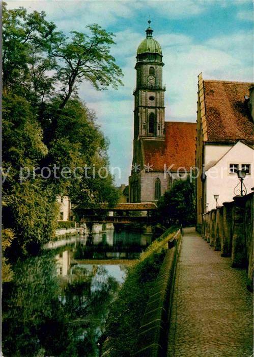 Amberg Oberpfalz Schiffbruecke Martinskirche