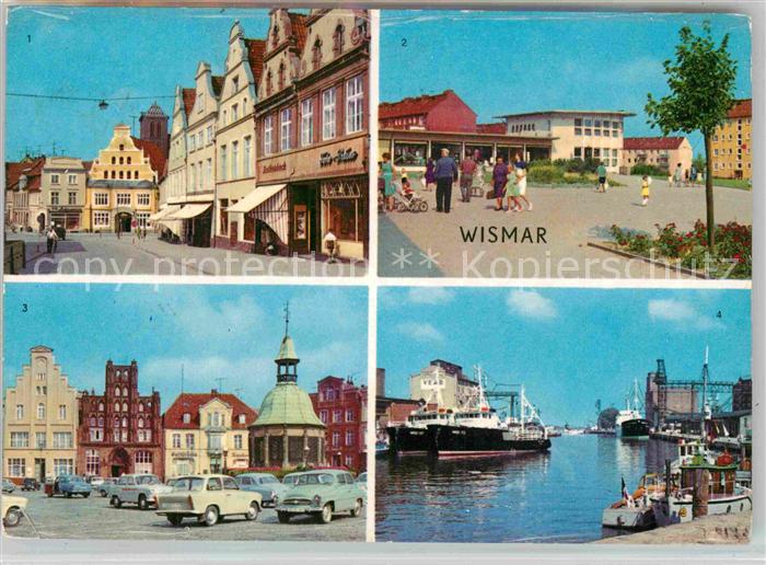 Wismar Mecklenburg Kramerstrasse Wendorf Kaufhof Nord Markt Hafen