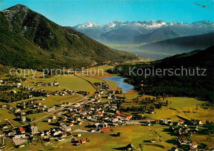 Seefeld Tirol Fliegeraufnahme Inntal Kalkkoegel