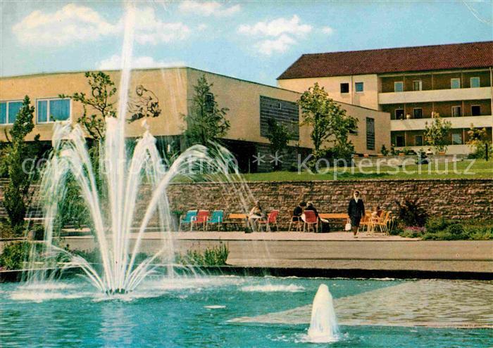 Bad Schussenried Parksanatorium mit Wasserspiele