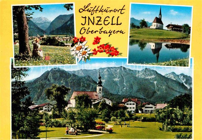 Inzell Traunstein Bayern mit Reiteralpe Kurpark Rauschberg Einsiedl