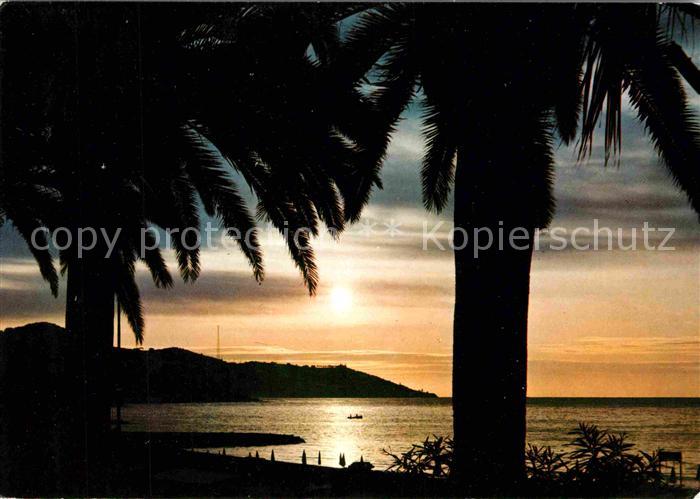 San Remo Aurora Morgenroete am Meer