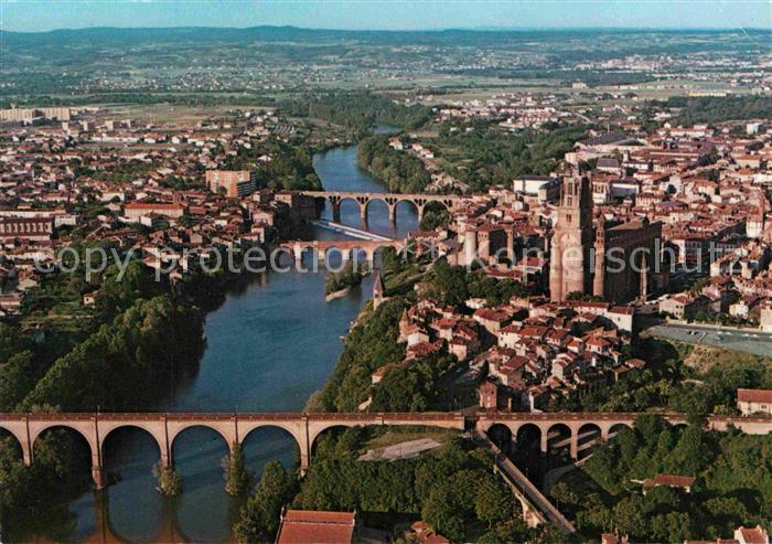 Albi Tarn Fliegeraufnahme Basilique Sainte-Cecile