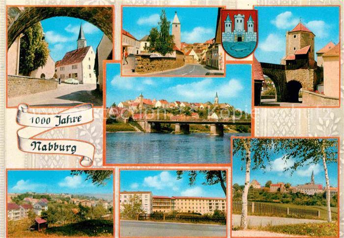 Nabburg Brueckenpartie und Stadt