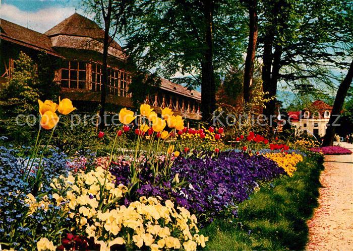 Bad Reichenhall Kurpark mit Gradierhaus und Wandelhalle