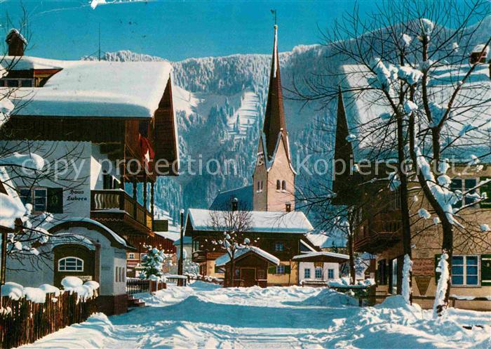 Bayrischzell Dorfpartie im Winter