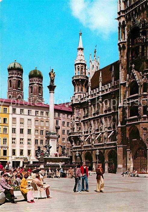 Muenchen Bayern Marienplatz