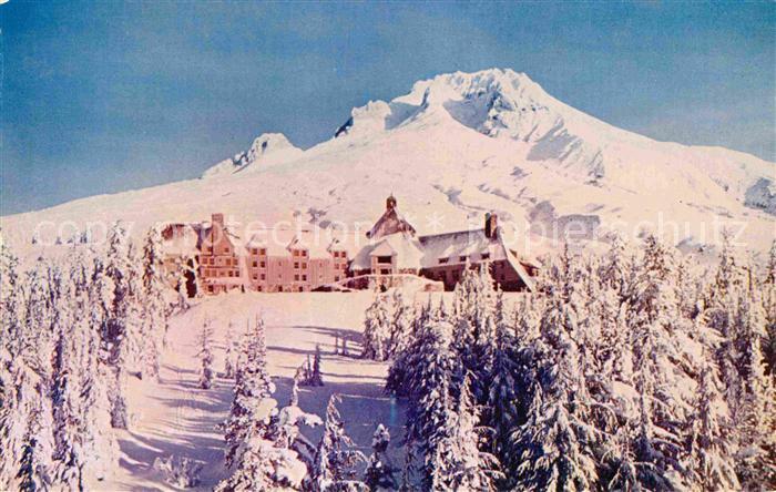 Oregon US-State Timberline Lodge Winter