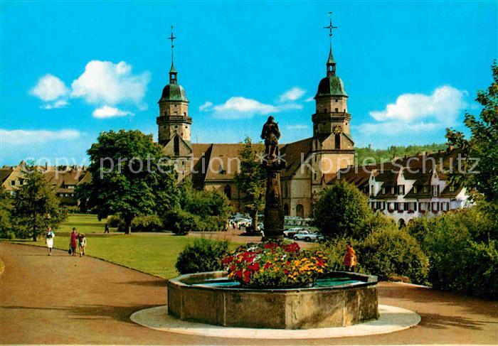FREUDENSTADT BW Stadtkirche Park