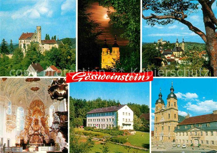 Goessweinstein Schwesternerholungsheim Schloss Kloster Kirche innen