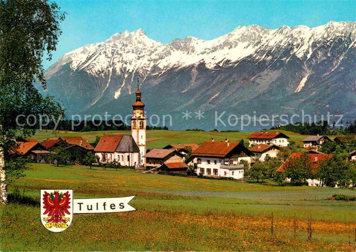 Tulfes Tirol Nordkette Kirche Panorama