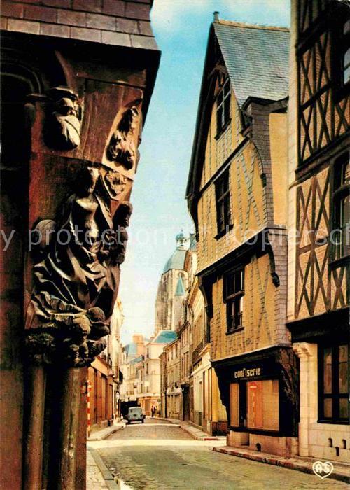 Tours Indre-et-Loire Rue du Change Skulptur