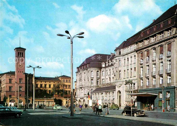ERFURT  CITY Bahnhofsplatz Interhotel Erfurter Hof