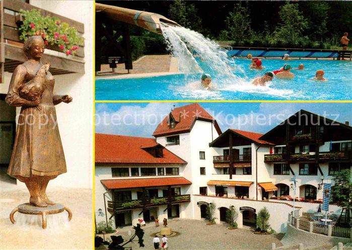 Bad Griesbach Rottal Brunnenplatzl Denkmal Schwimmbad