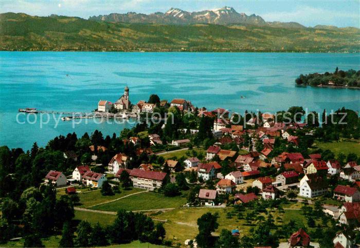 Wasserburg Bodensee Halbinsel Panorama