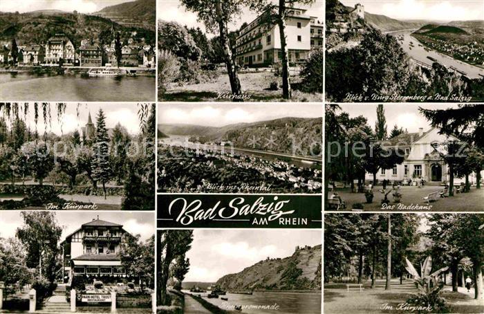 Bad Salzig Kurhaus Brug Sternenberg Kurpark Rheinpromenade