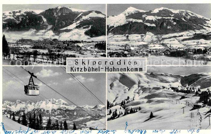 Kitzbuehel Tirol Skigebiet Hahnenkamm Seilbahn