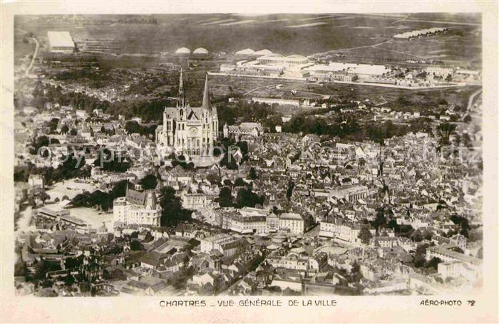 Chartres 28 Fliegeraufnahme