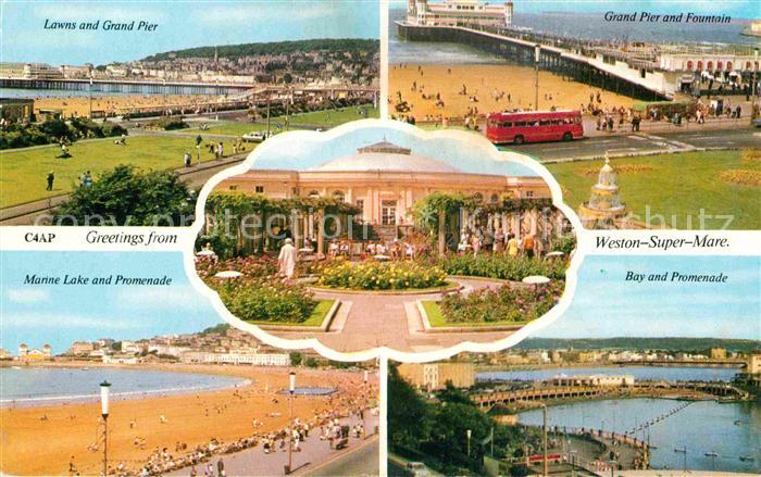 Weston-super-Mare Lawns and Grand Pier Promenade Bay