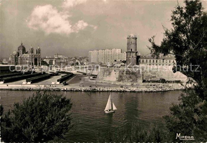 Marseille Bouches-du-Rhone Cathedrale Fort St. Jean