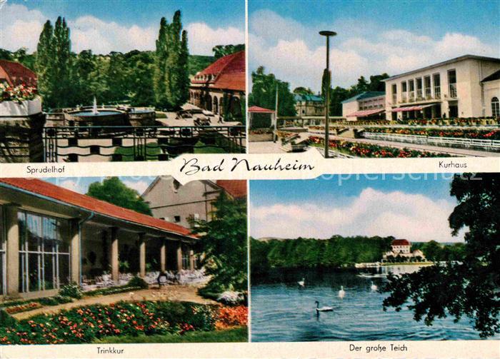Bad Nauheim Sprudelhof Kurhaus Trinkkur Teich
